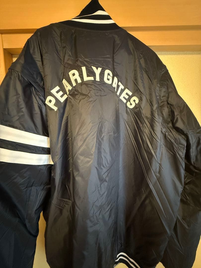 希少サイズ7 PEARLY GATES ジャンパー黒と青