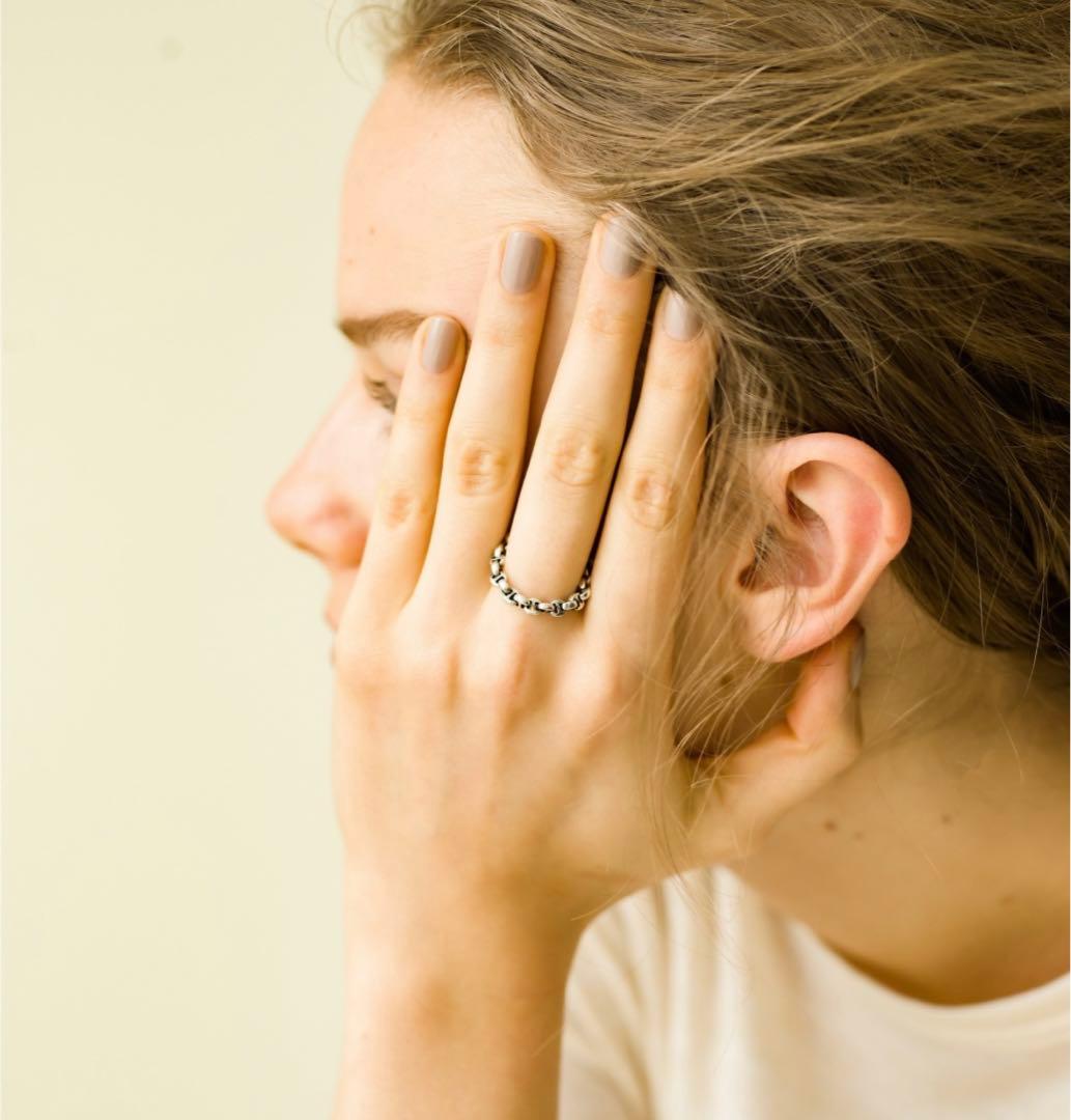 削除前　値下げ　HOORSENBUHS チェーンリング　US6