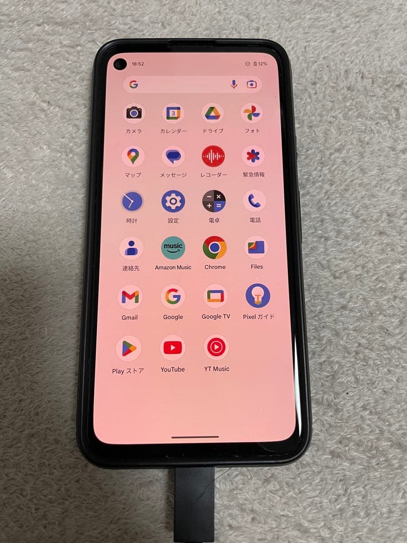 Google Pixel4a 本体(simフリー) ケース付き