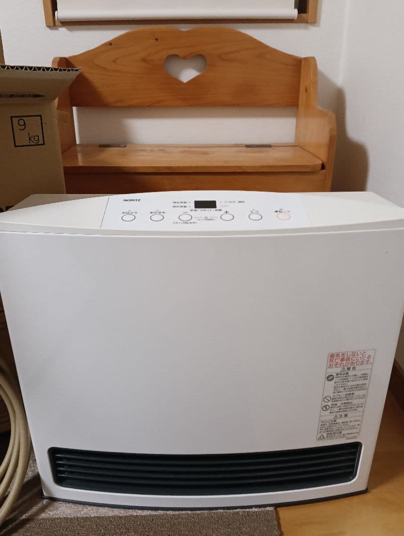 NORITZ GFH-4004S ガスファンヒーター 美品 ガスコード付き
