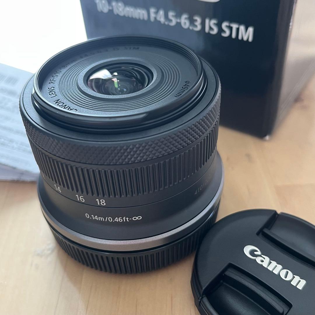 ぽんこ。超美品★Canon RF-S 10-18mm