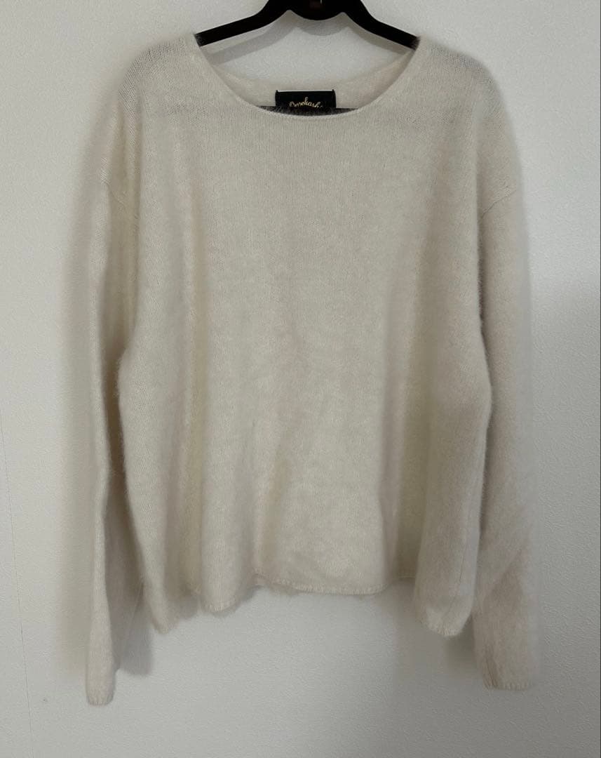 美品【omekashi】ファーカシミヤプルオーバー