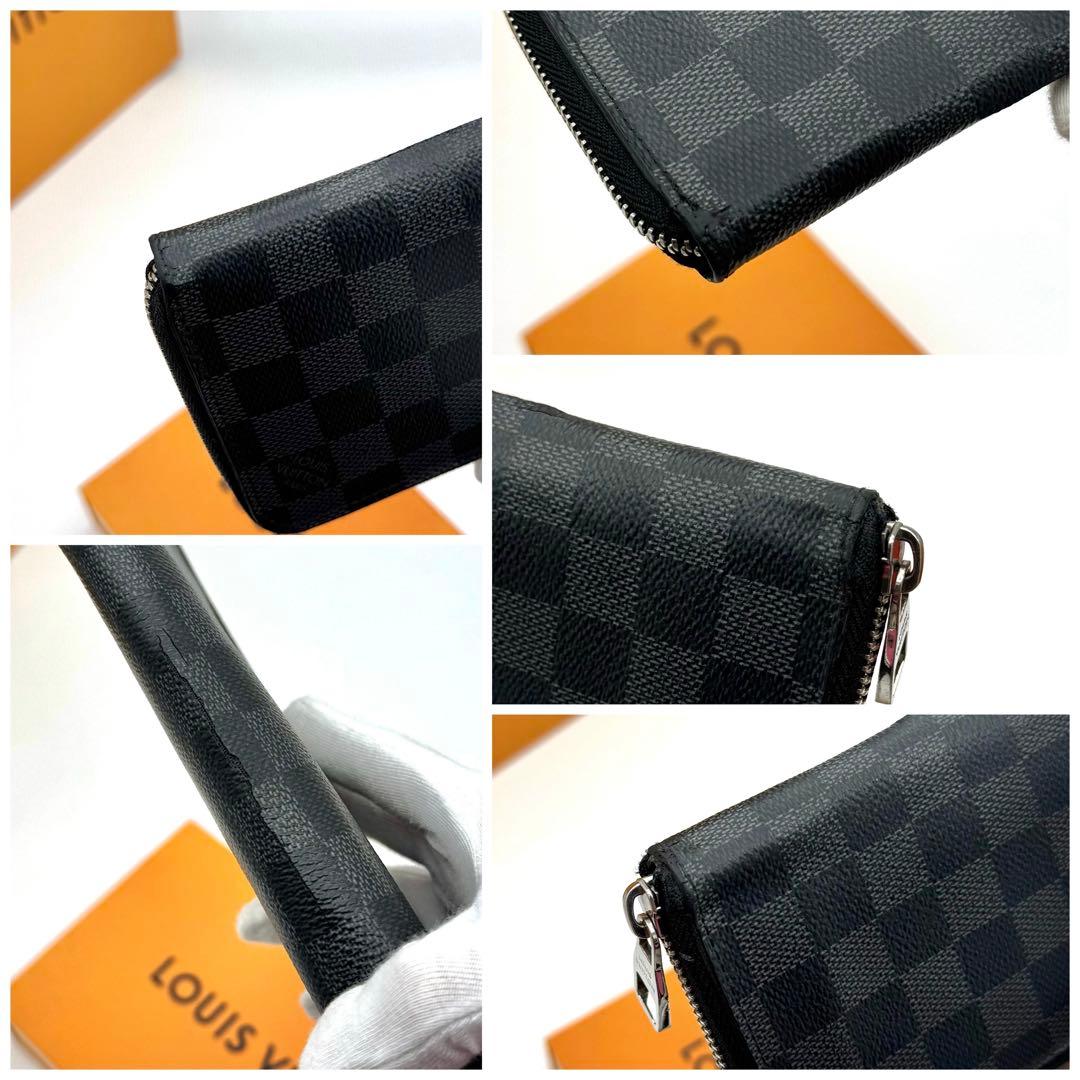 ルイヴィトン ダミエグラフィット ジッピーウォレットヴェルティカル長財布