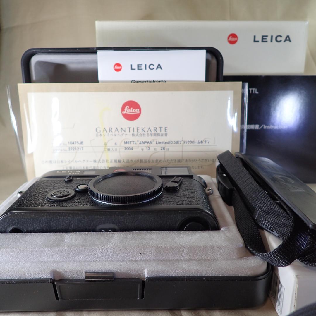 LEICA M6TTL JAPAN Limited(0.58) ライカ 限定刻印