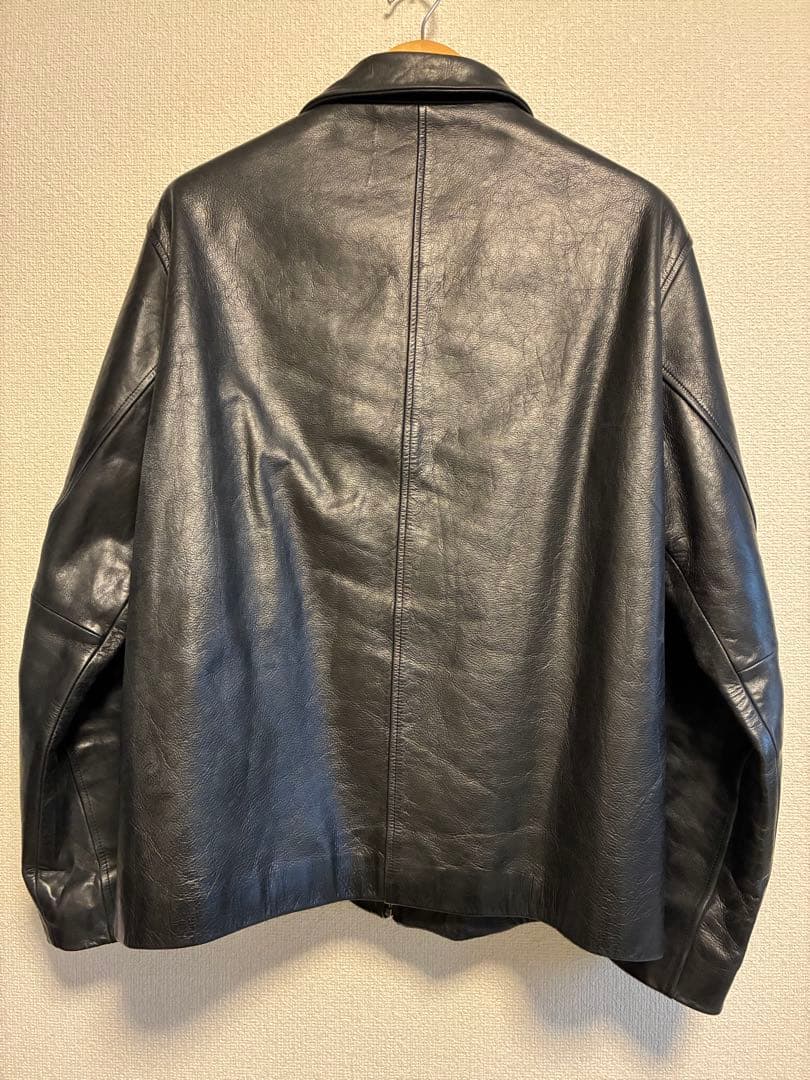 田*中様 OLD GAP レザージャケット スタンドカラー Lサイズ ブラック