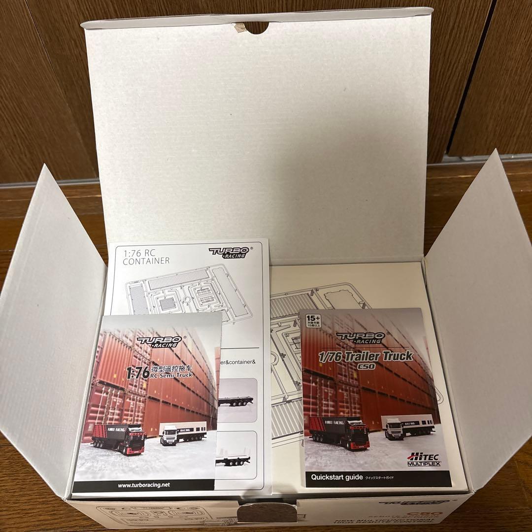 【新品未使用】turbo racing 1/76 c50 セミトレーラー