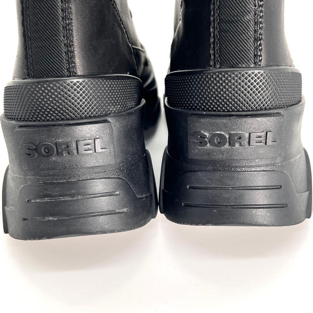 【美品】SOREL　ブレックスブーツ 防水　24.5cm レディース　黒