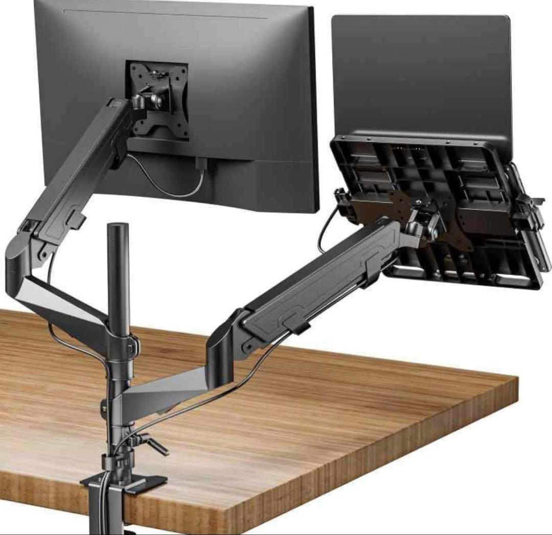 工匠藤井　デュアルモニターアーム