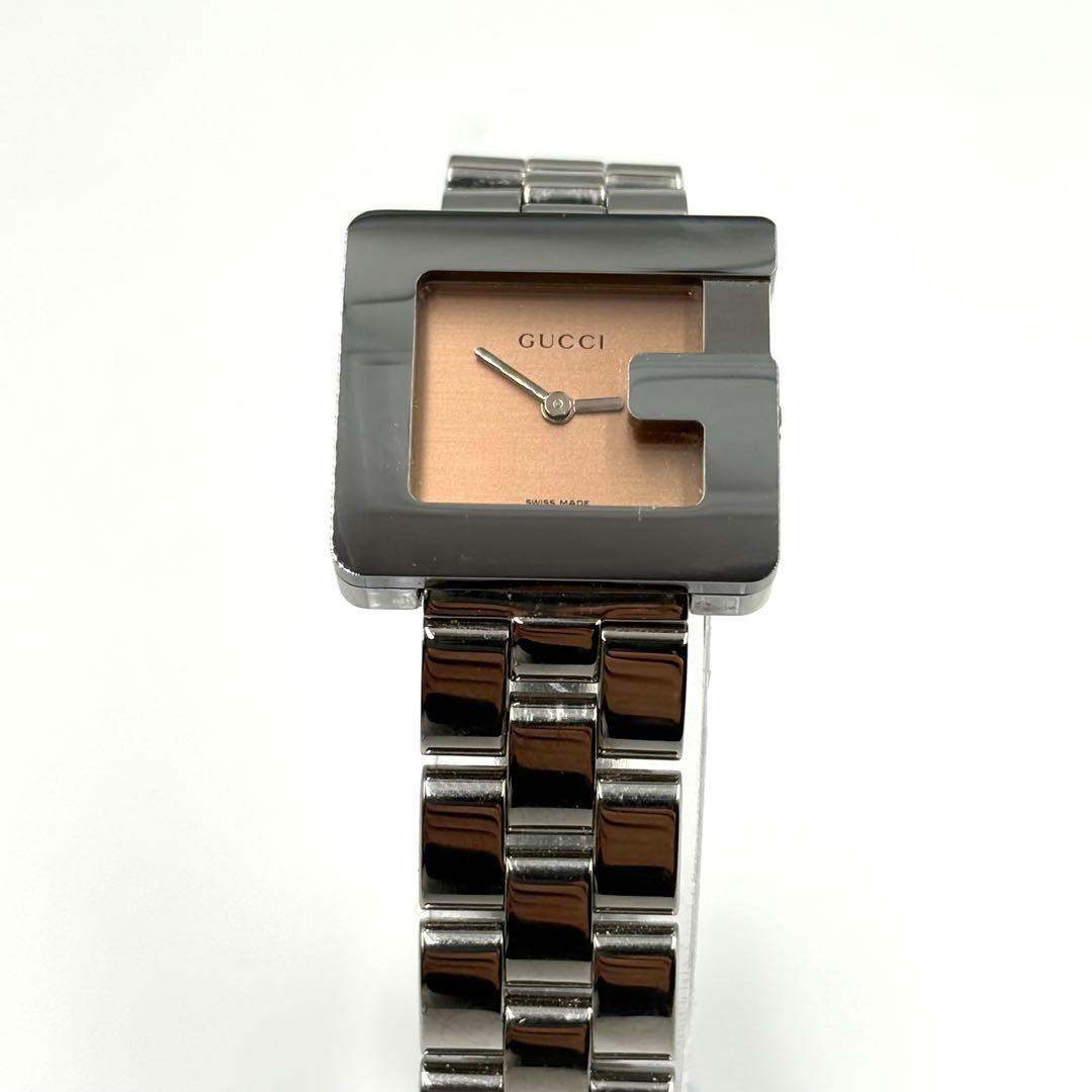 【電池新品】超美品GUCCI 3600L スクエア Gロゴ シルバー　稼働中