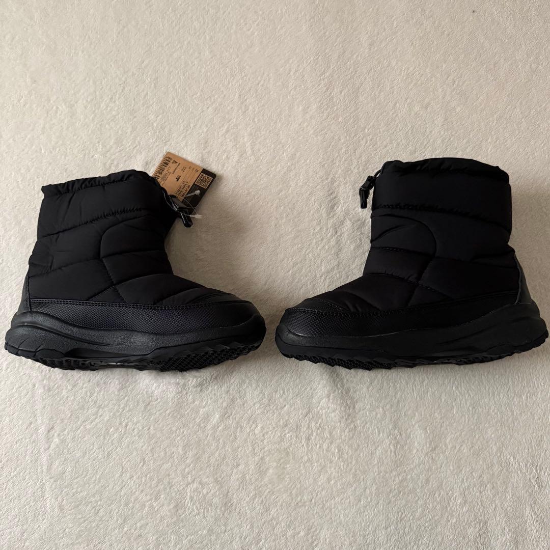 新品　ノースフェイス　ヌプシブーティーウォータープルーフ　22㎝　ブラック