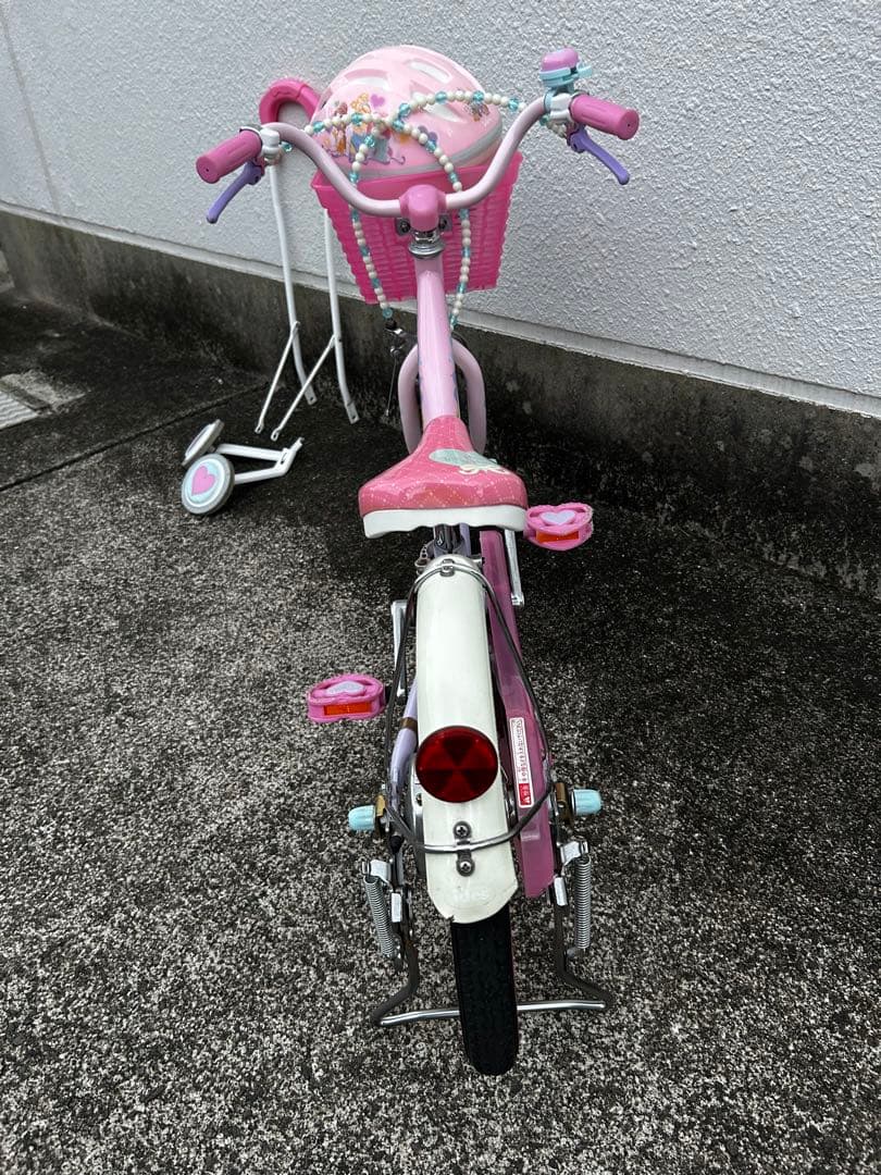 幼児用自転車 16インチ ゆめカワ　ディズニープリンセス　香川