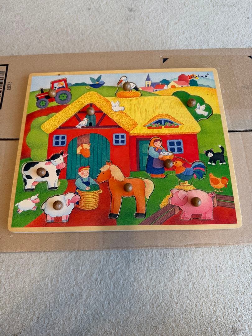 木製おもちゃ　知育おもちゃ３点セット