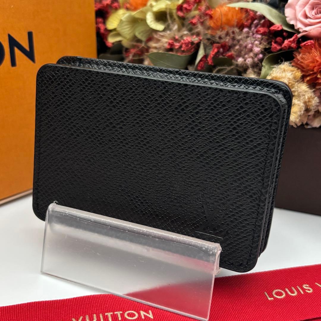 【ICチップ搭載】 ルイヴィトン タイガ ケース 小銭入れ ブラック 黒