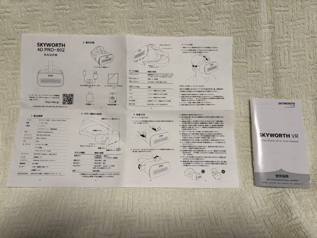 SKYWORTH 4D PRO-802 VRデバイス VRゴーグル