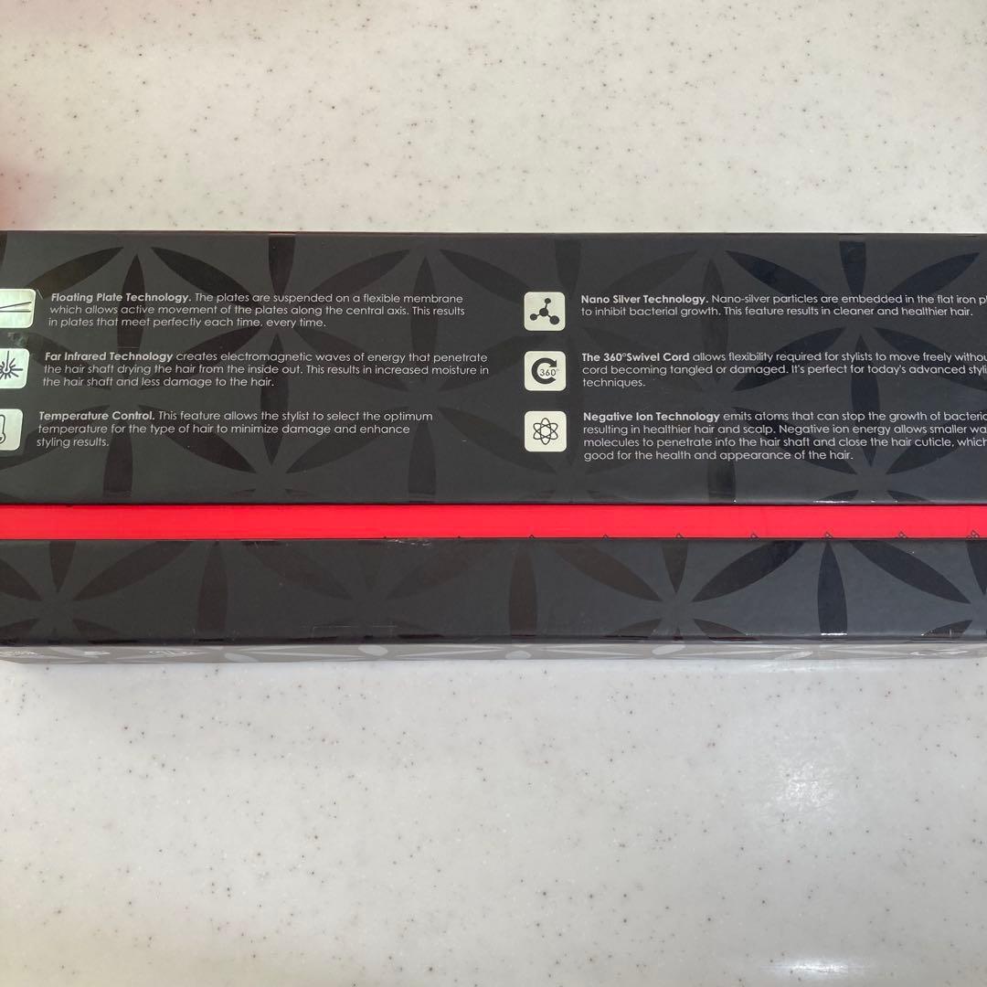 ★BOUTANIC ボタニック　ヘアアイロン （赤、レッド）★