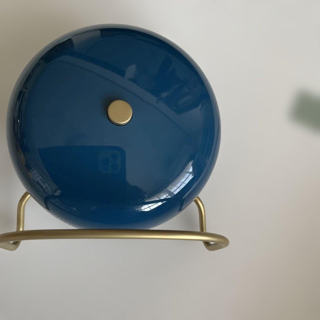 アルネヤコブセン　置き時計　ネイビー