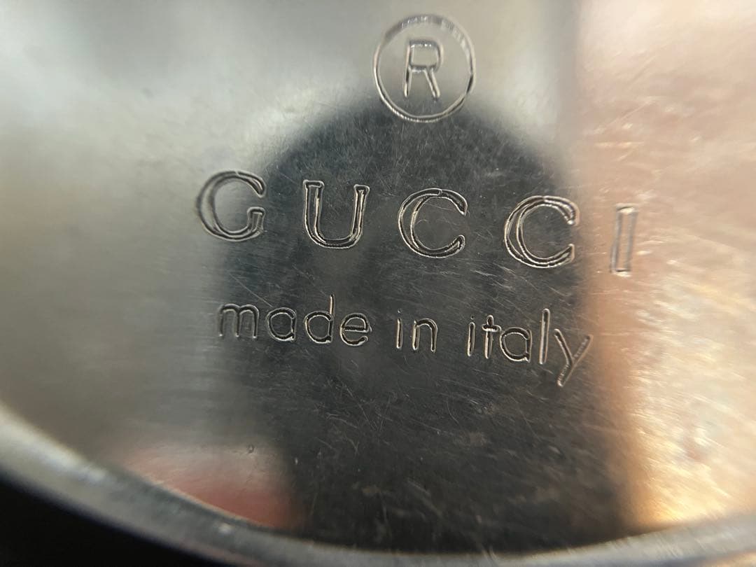 GUCCI シルバー925 ダブルドッグタグ ネックレス プレート 専用箱付き