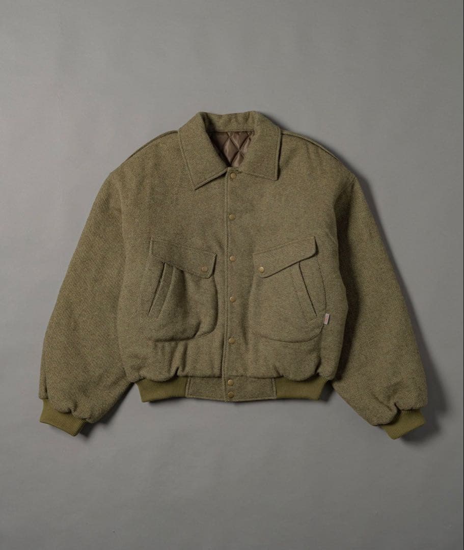 civvy. ヘリンボーンフライトジャケット びっく