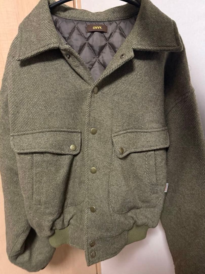 civvy. ヘリンボーンフライトジャケット びっく