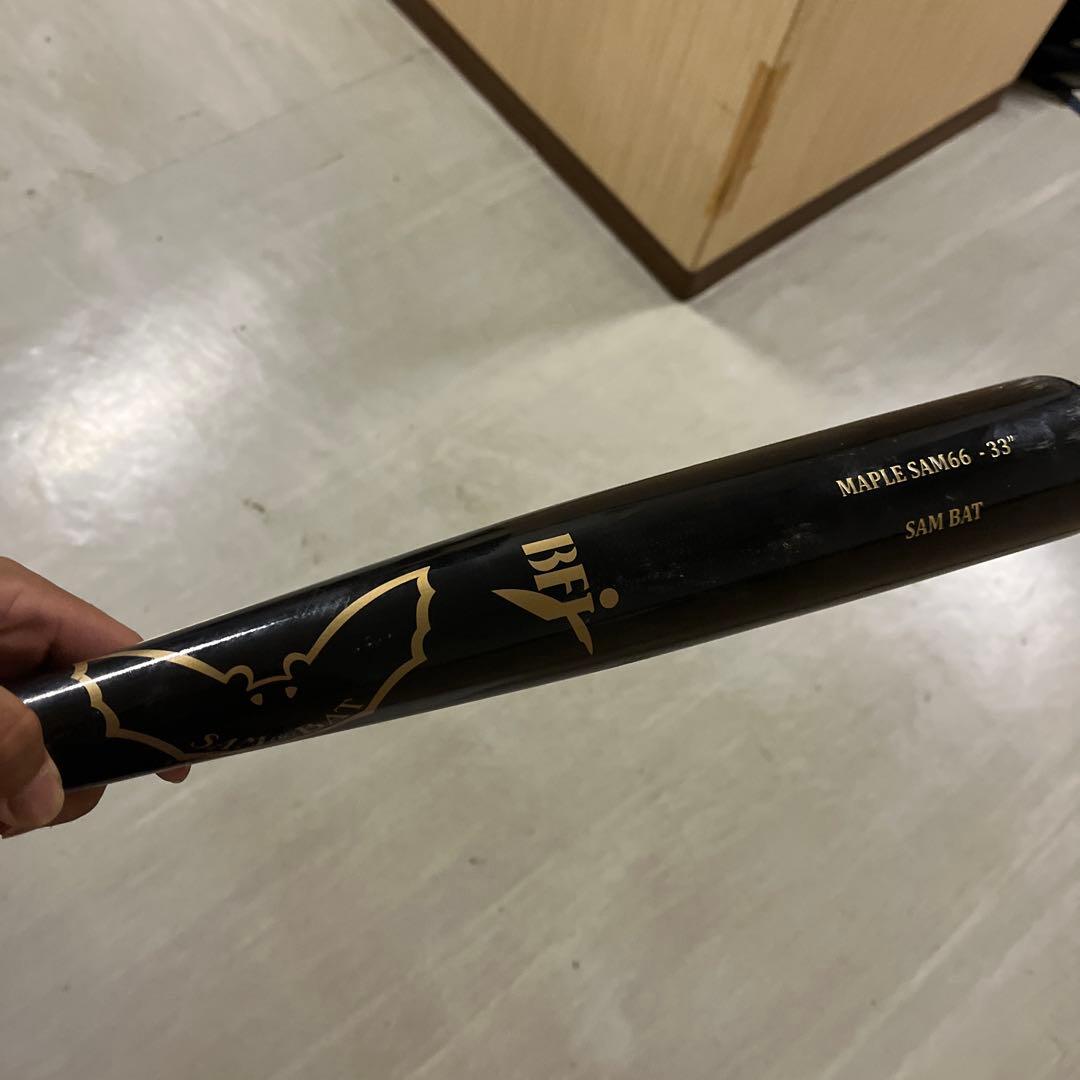 サムバット 硬式木バット84cm870g 10球打撃済