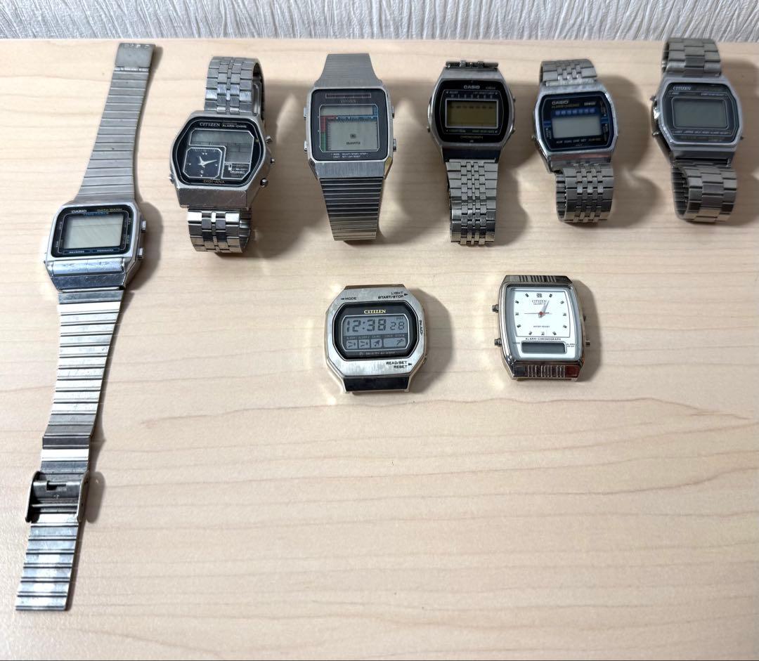 カシオ シチズン デジタル デジアナ 腕時計 まとめ 8本