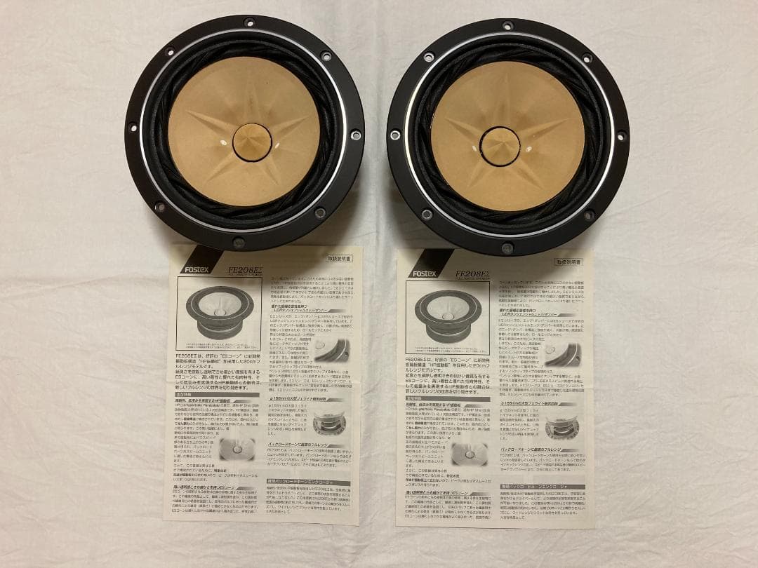 FOSTEX FE208EΣ 　2台セット