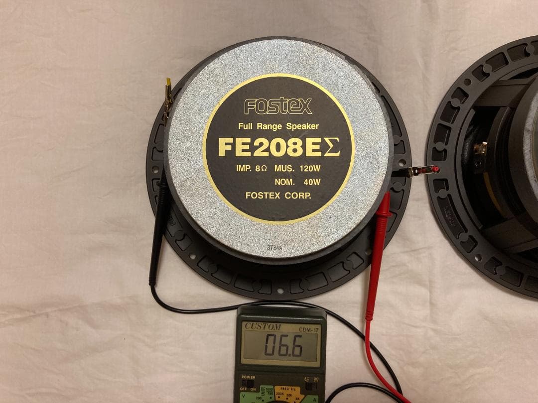 FOSTEX FE208EΣ 　2台セット