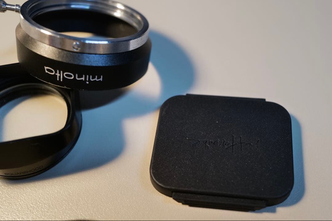 【美品】MINOLTA M-ROKKOR 40mmF2（平行カム） 【おまけ付】