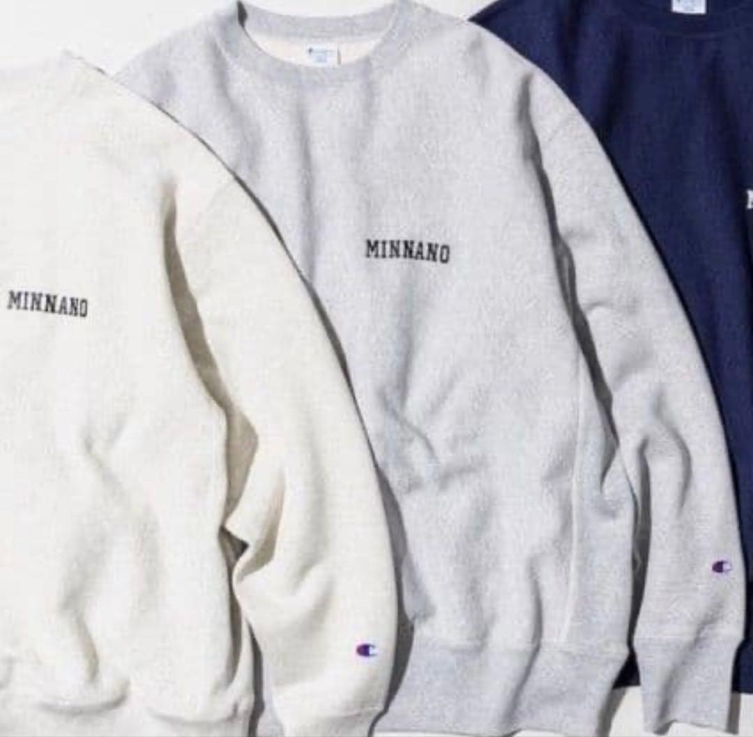 Champion x BEAMS by MIN-NANO カレッジ スウェット