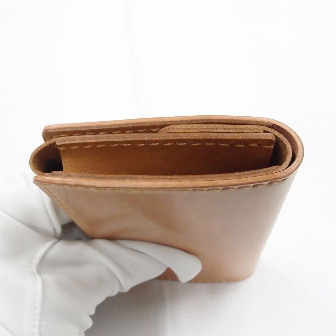 T*a様 カード＆ケース オイルコードバン 新喜皮革 ナチュラル ミニ財布