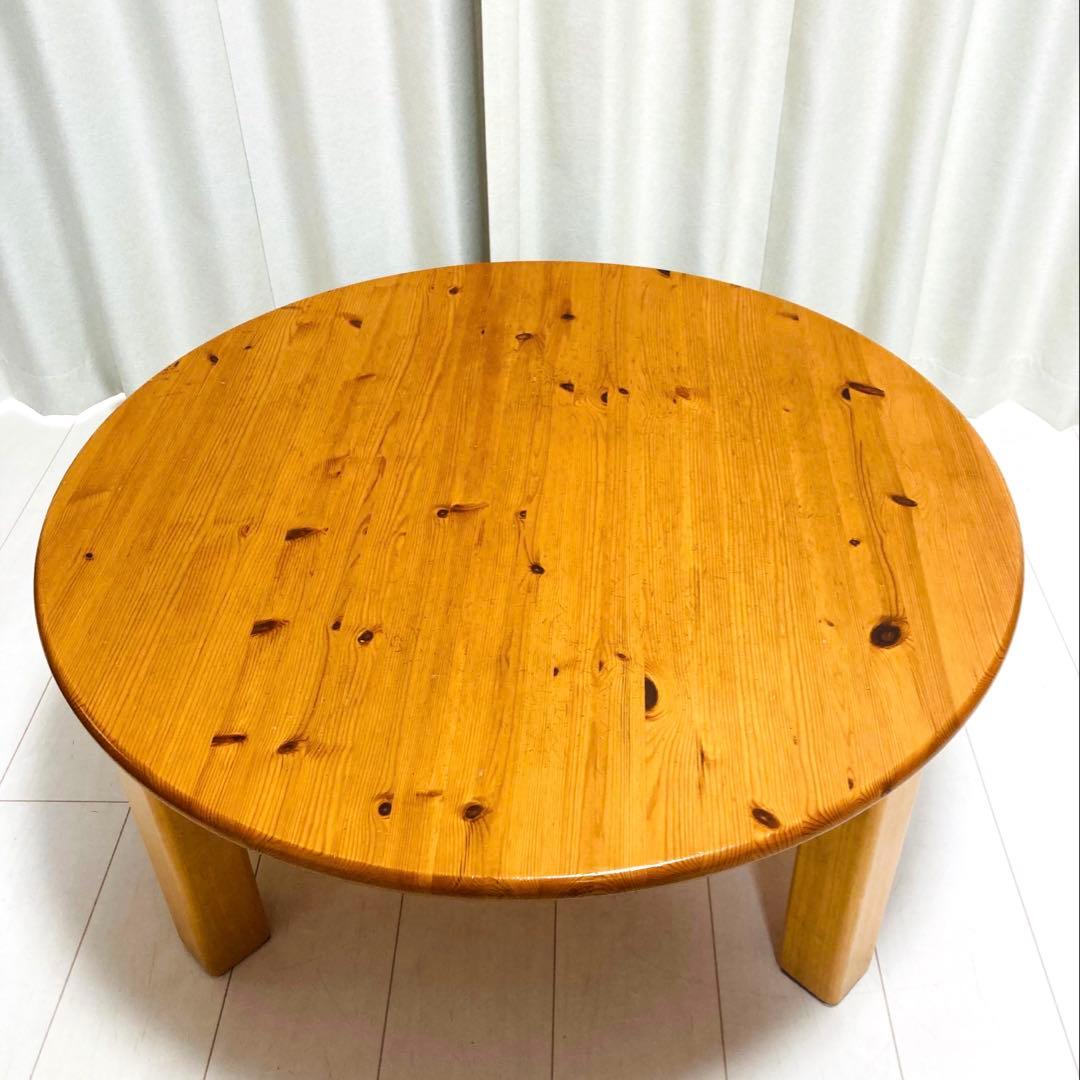 ウッドテーブル　丸テーブル　木製　座卓　ちゃぶ台　折りたたみ