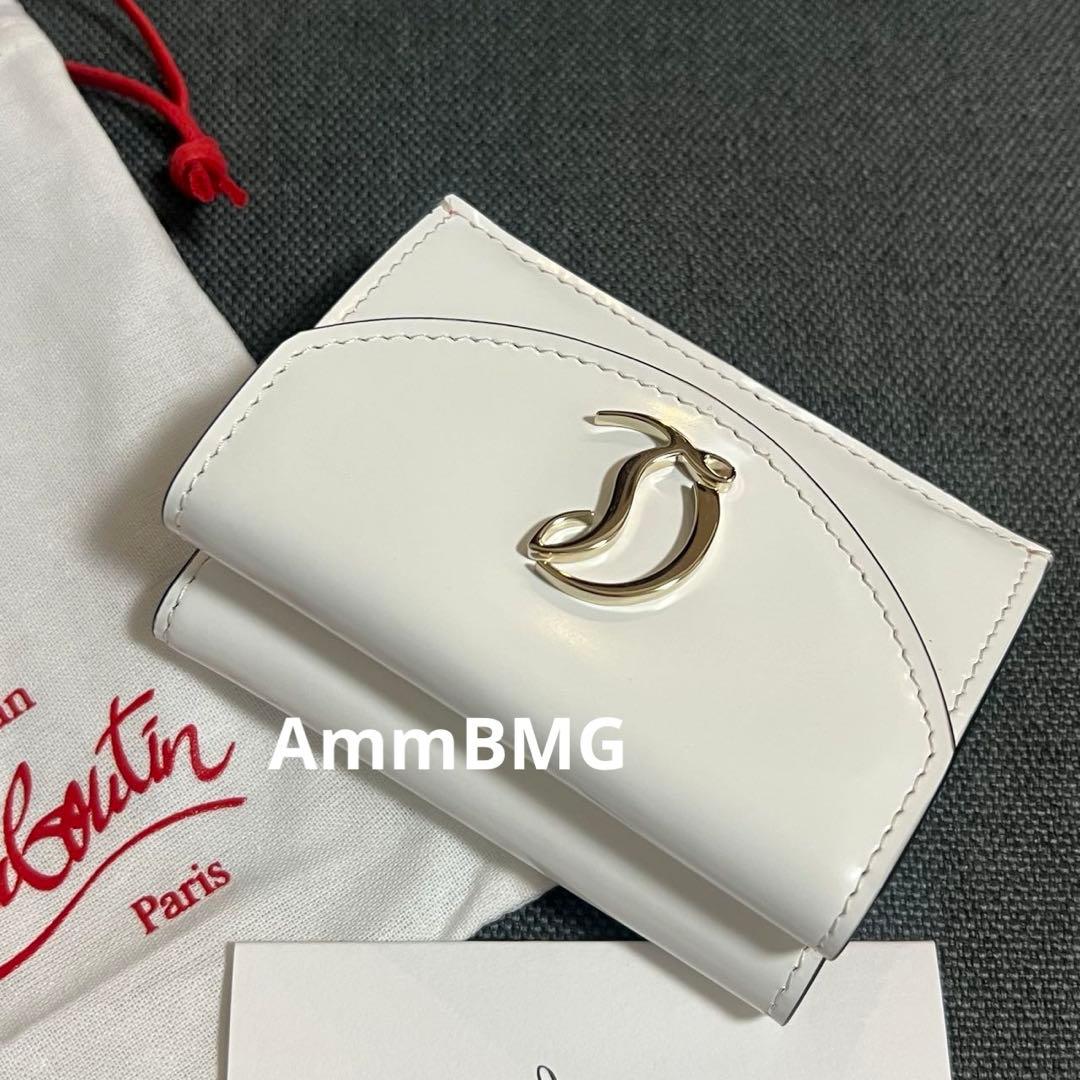 クリスチャンルブタン 11万　3折ミニ財布 コンパクトウォレット 新品正規品