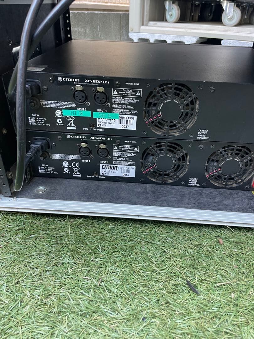 AMCRON XLS 402 XLS 202 パワーアンプ　セット