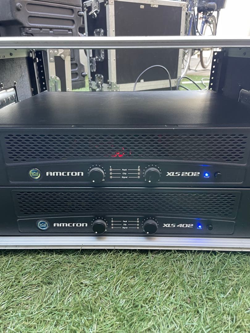 AMCRON XLS 402 XLS 202 パワーアンプ　セット