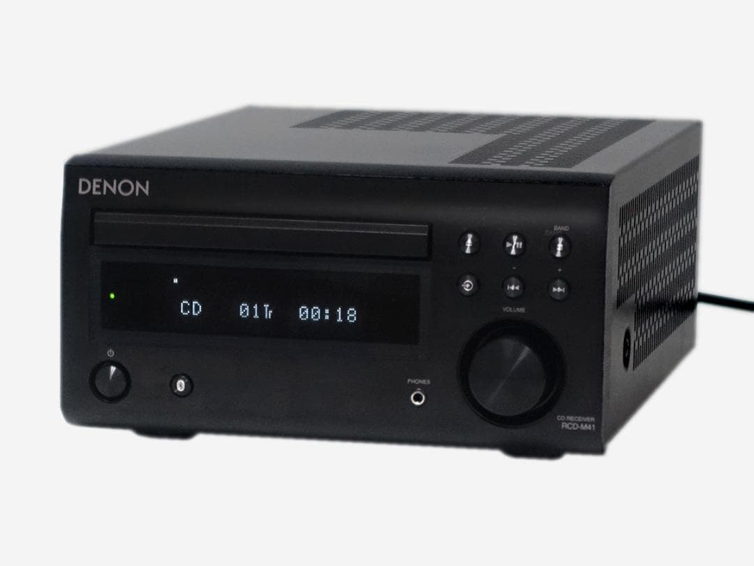 美品 DENON RCD-M41 CDレシーバー ブラック 2024年製 動作品