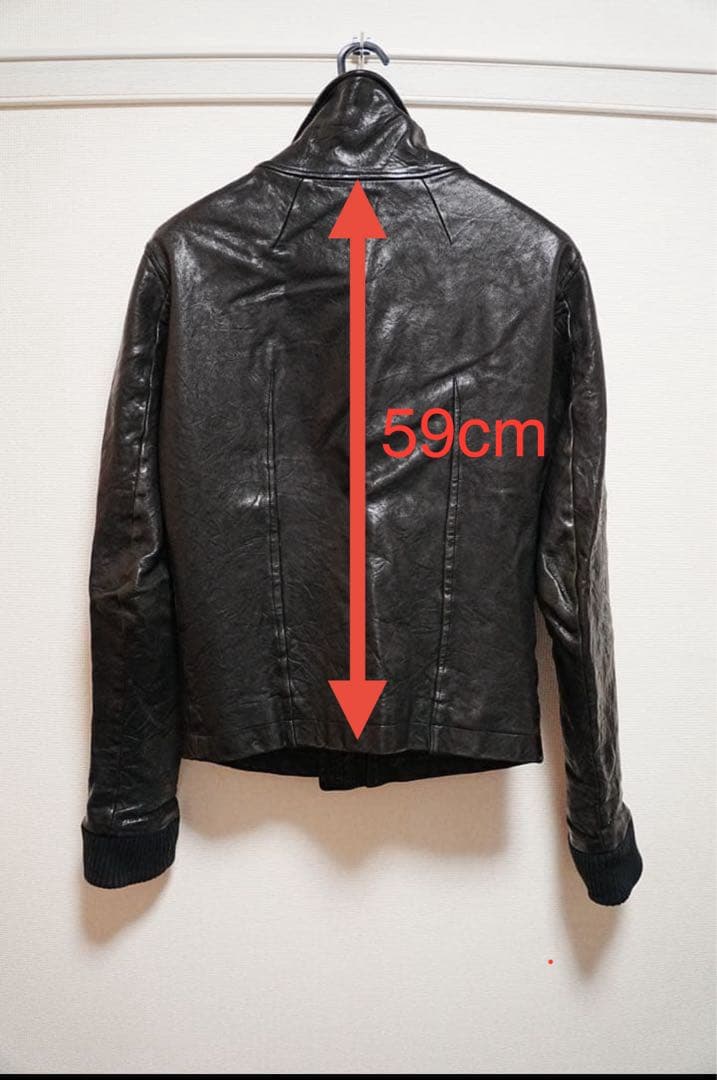 Rick Owens リックオウエンス　ラムレザージャケット　XS