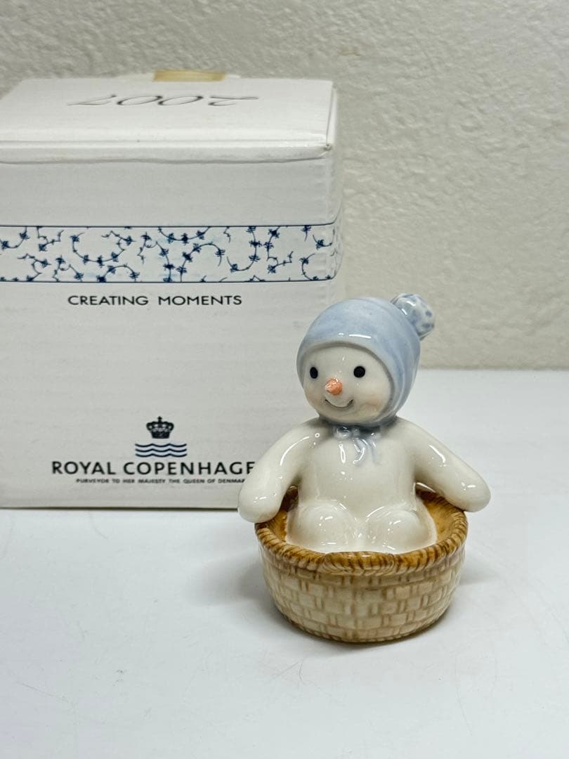 ロイヤルコペンハーゲン 2007年 スノーマン フィギュリン 赤ちゃん