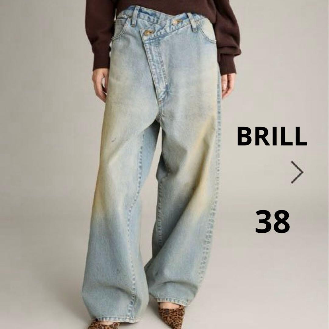 ★BRILL★ブリル★ダートワイドデニム　38