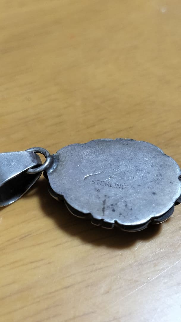 インディアンジュエリー　ペンダントトップ　スターリングシルバー