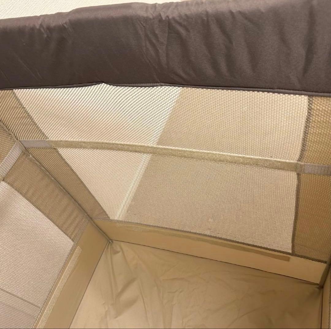 アップリカ　ココネルエアー　ベビーベッド　ココアブラウン