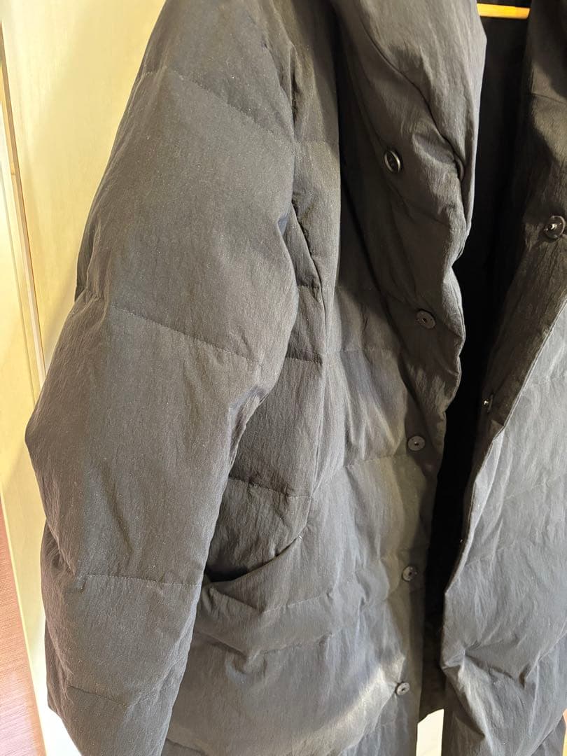 プランテーション ロングダウン　リバーシブルPL83FA002 M 〜L 黒