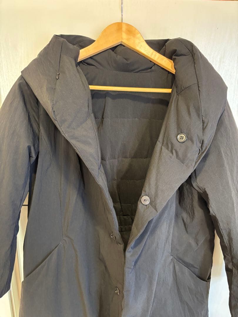 プランテーション ロングダウン　リバーシブルPL83FA002 M 〜L 黒