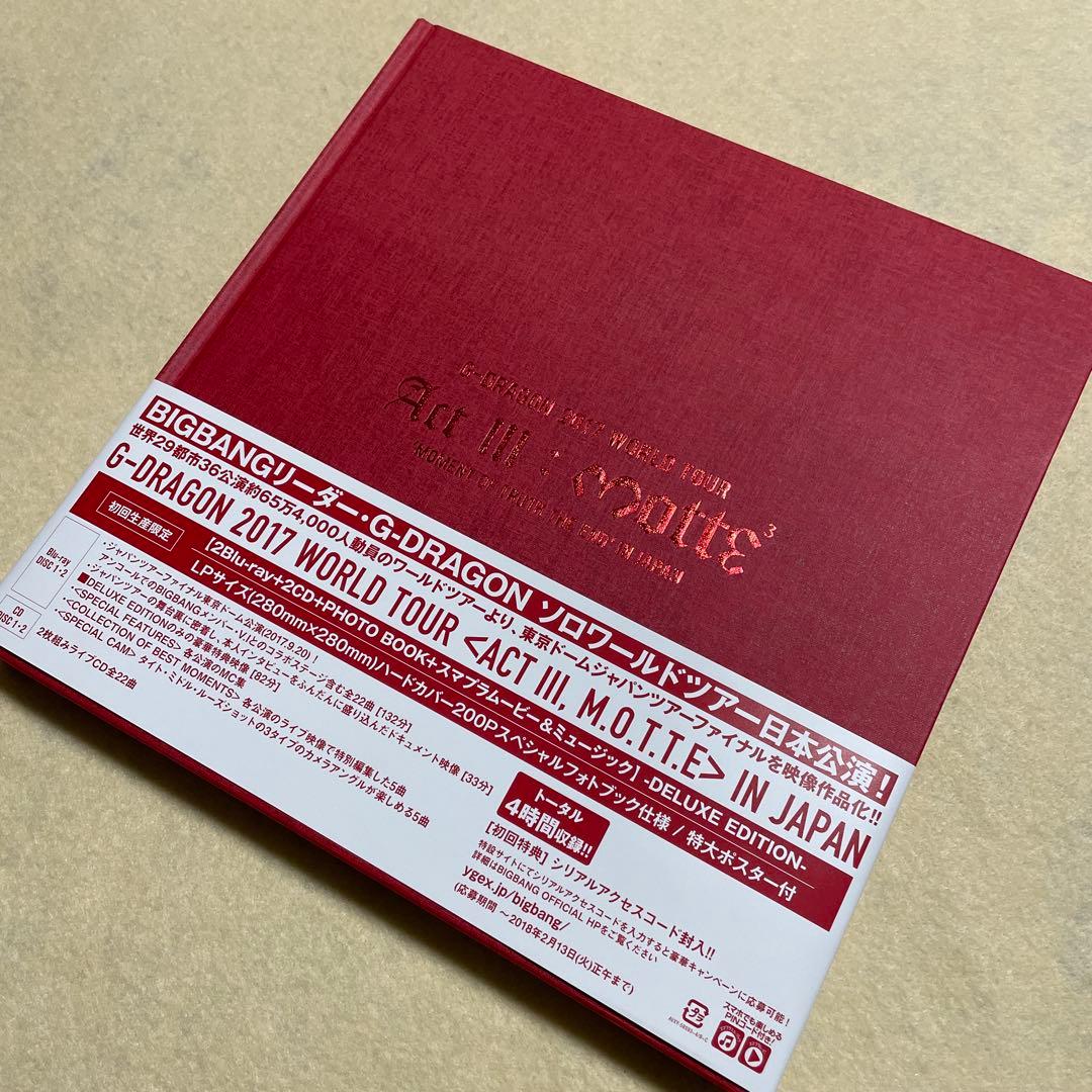 BIGBANG G-DRAGON ACTⅢ.M.O.T.T.E in JAPAN