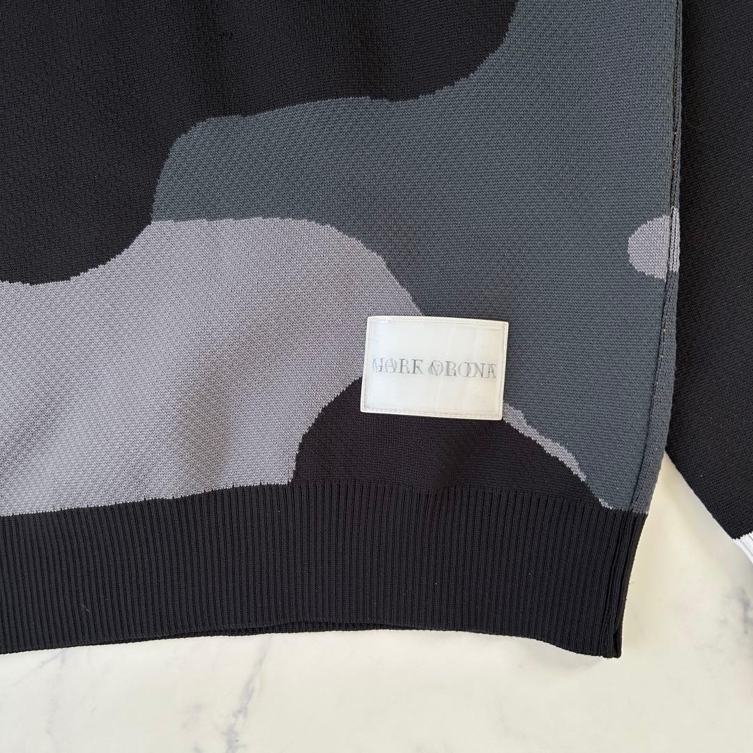 極美品 マークアンドロナ 2022年モデル セーター ニット カモフラ 迷彩