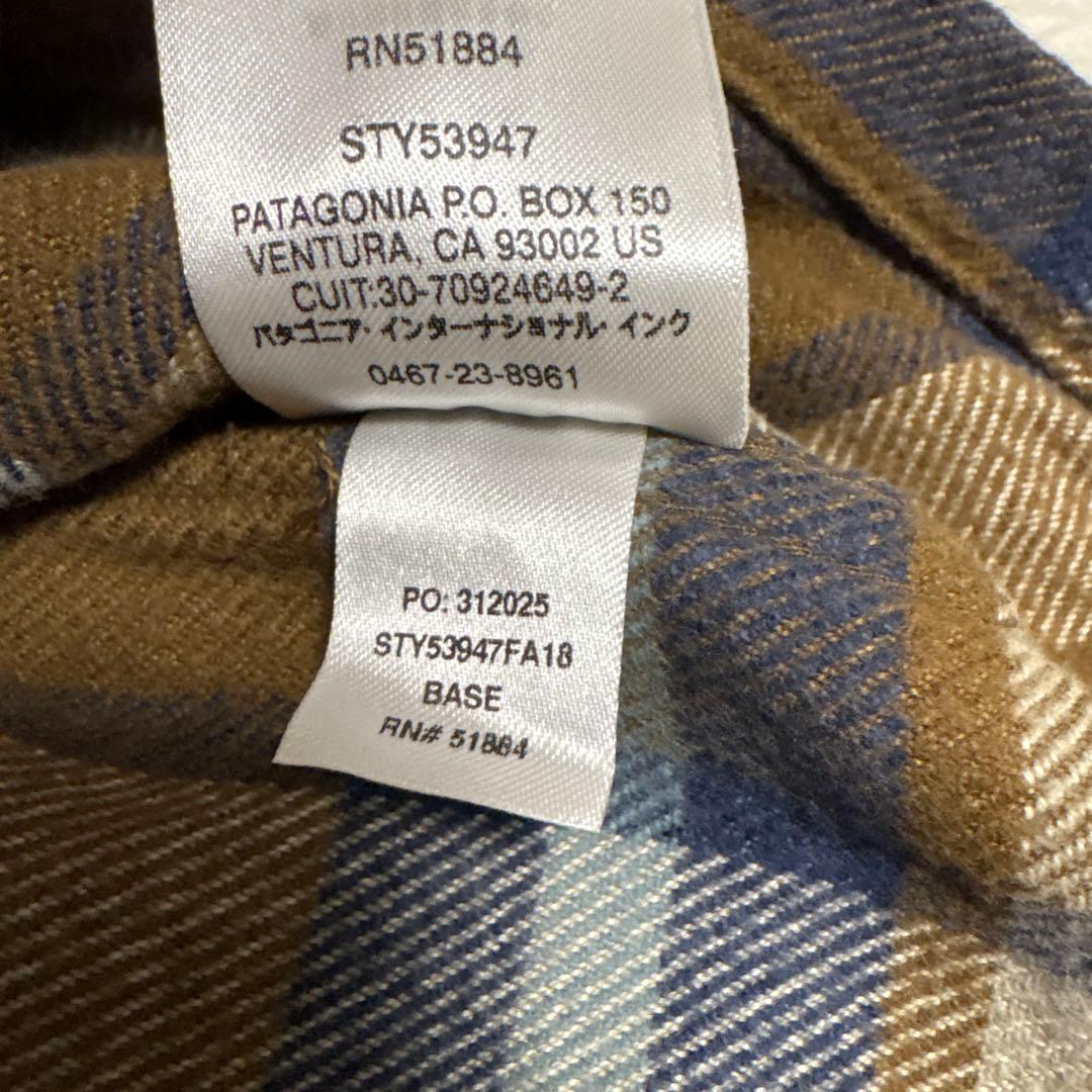 パタゴニア patagonia フィヨルドヘビーフランネルシャツ M 好配色