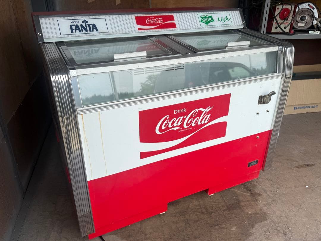 【福島県発送】コカ・コーラ 冷蔵ショーケース