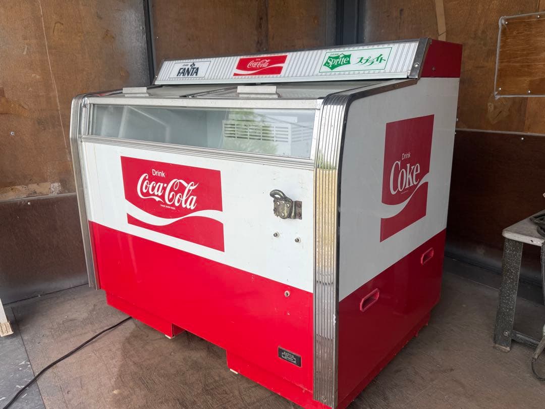【福島県発送】コカ・コーラ 冷蔵ショーケース