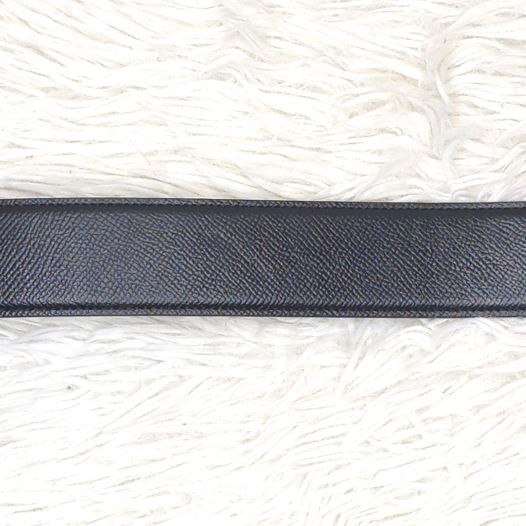 美品✨ブルガリ ロゴマニア ビーゼロワン サークルロゴ ベルト レザー ブラック