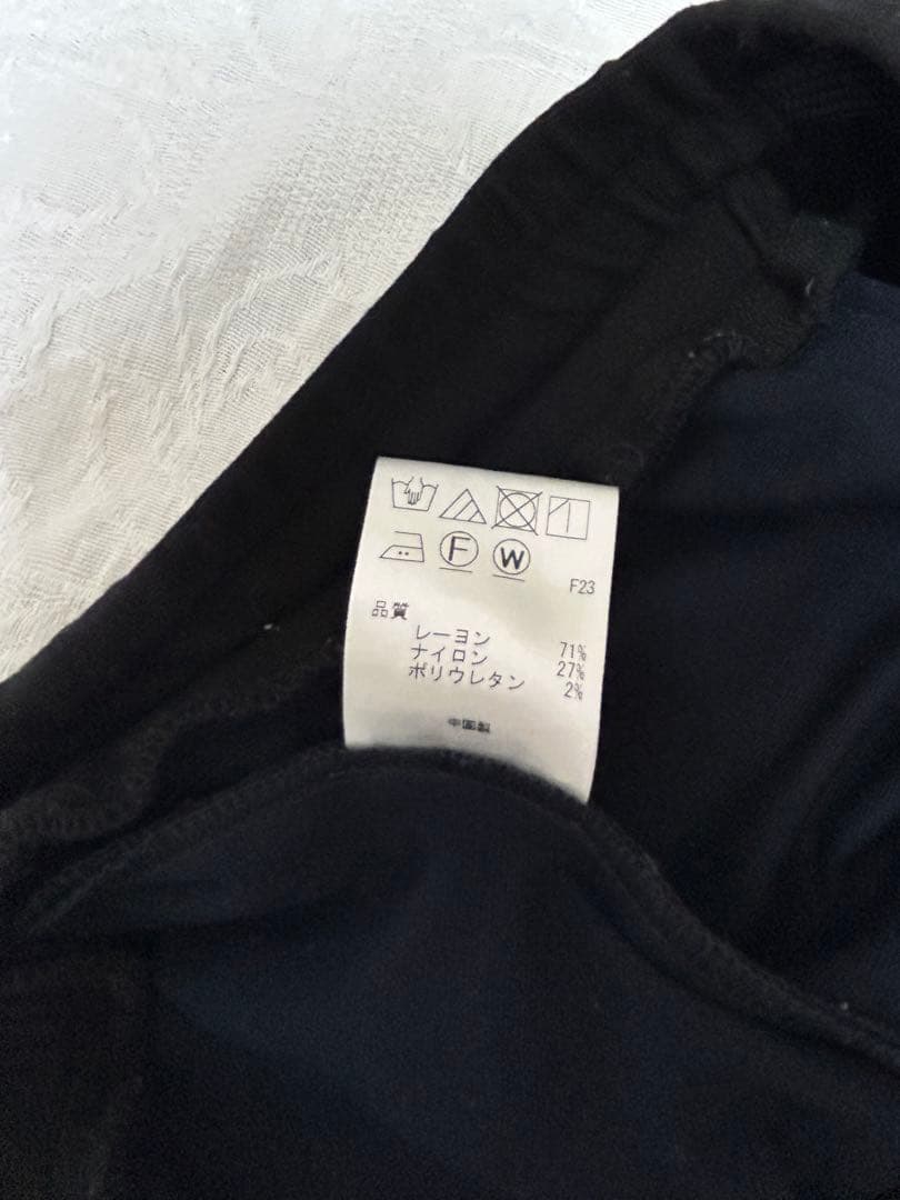 ポールスミス　ミラノジャージ　バイカラー　パンツスーツ　ネイビー　ブラック　38