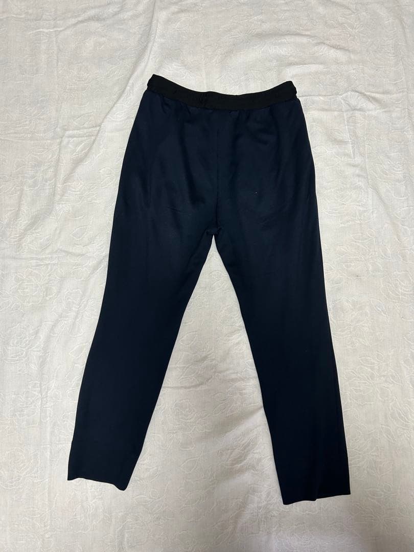 ポールスミス　ミラノジャージ　バイカラー　パンツスーツ　ネイビー　ブラック　38